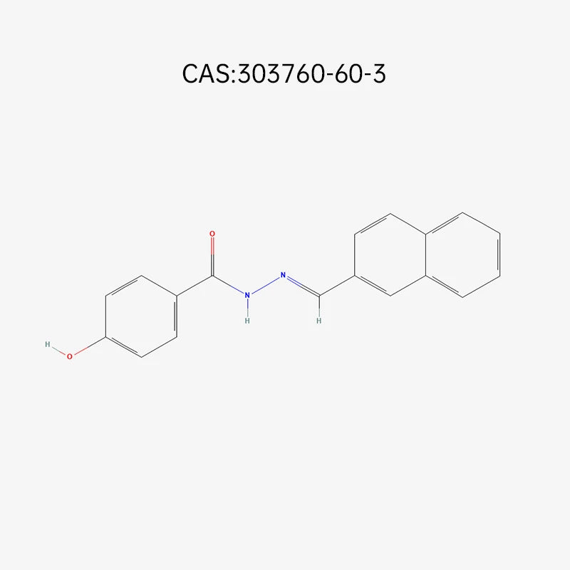 Structure of SLU‑PP‑332 showing hydrazone linkage connecting 4‑hydroxybenzamide and naphthalene core (C18H14N2O2). RCpeptides