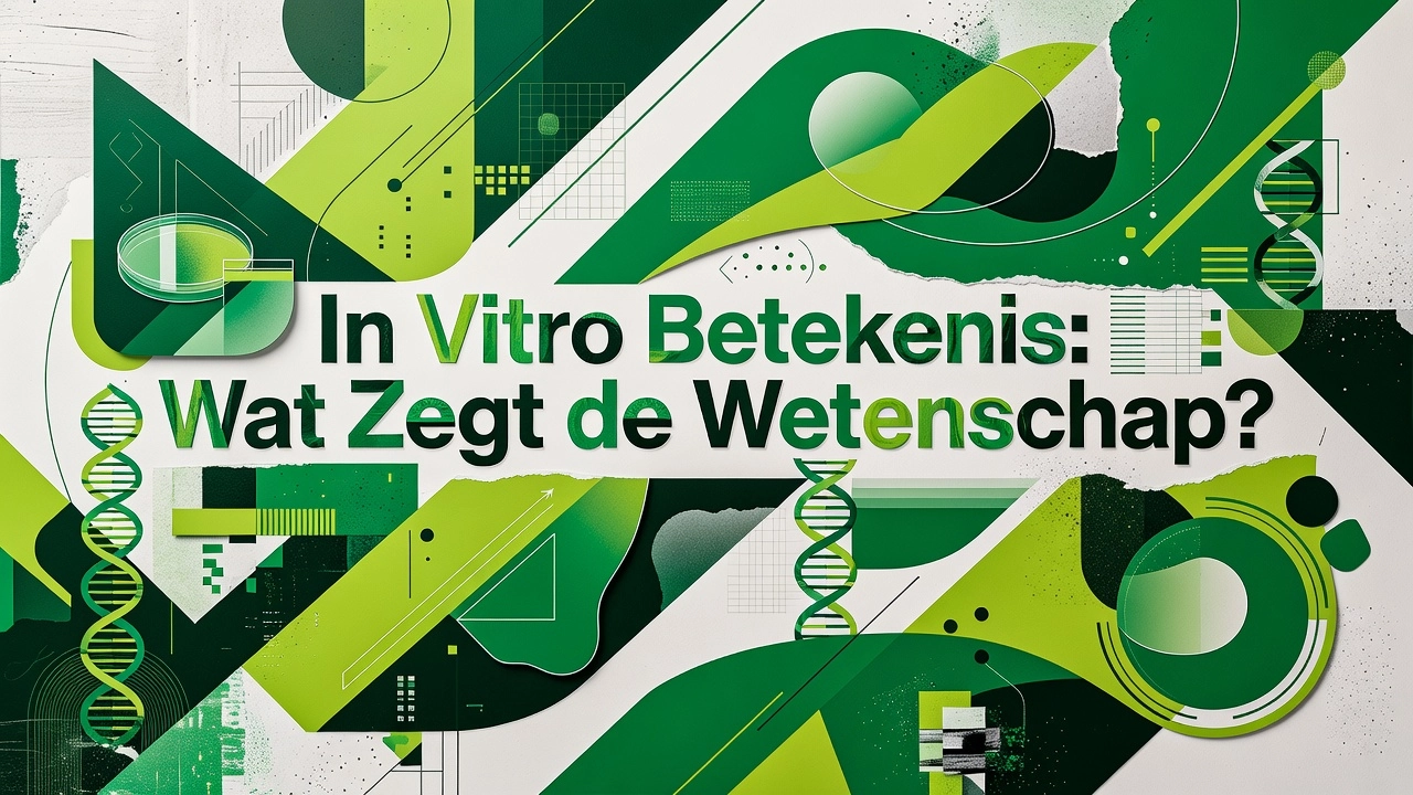 Professional header image for educational tutorial: In Vitro Betekenis: Wat Zegt de Wetenschap?