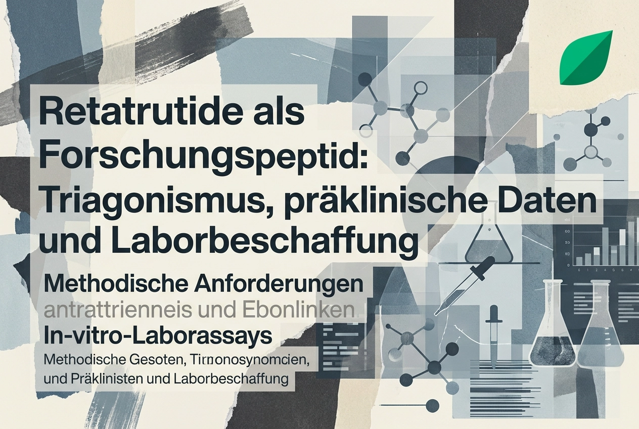 Professional header image for industry analysis: Retatrutide als Forschungspeptid: Triagonismus, präklinis...